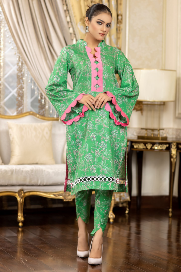 Lawn 2 Piece Elegant Suit