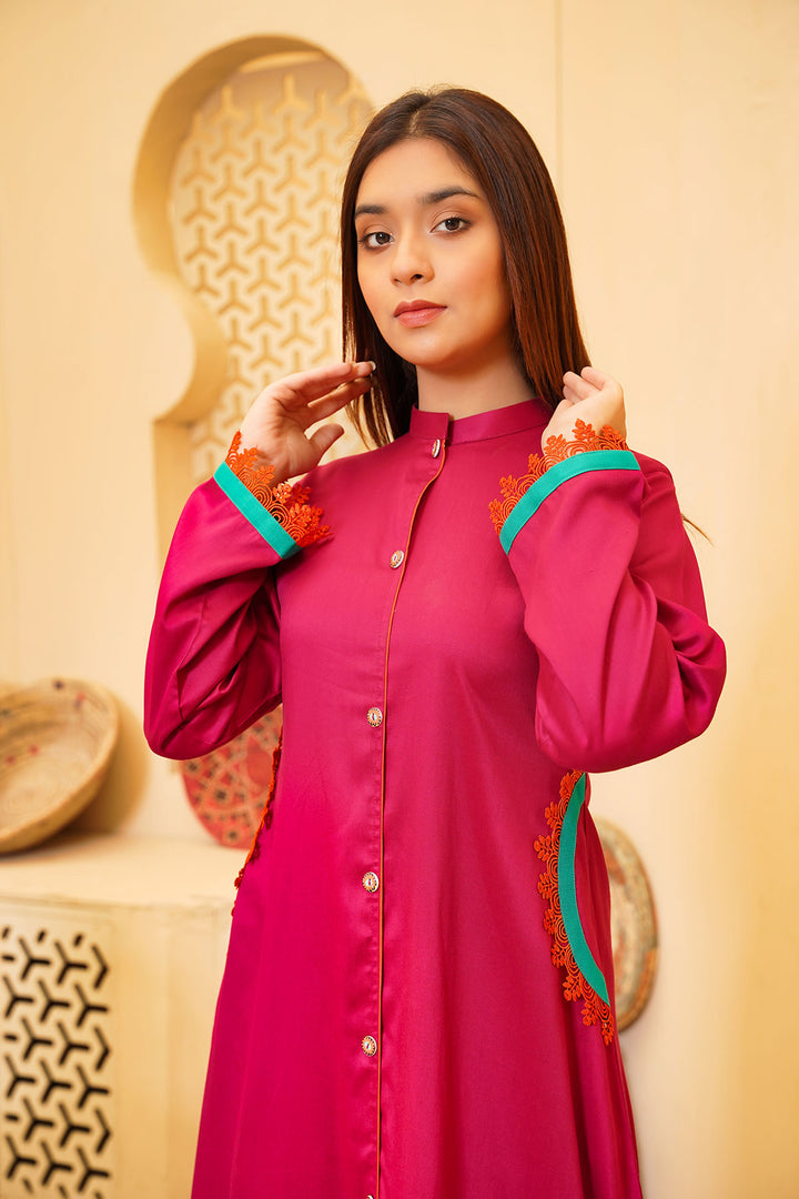 Beautiful Preet Cottle Kurti Shirt- Front