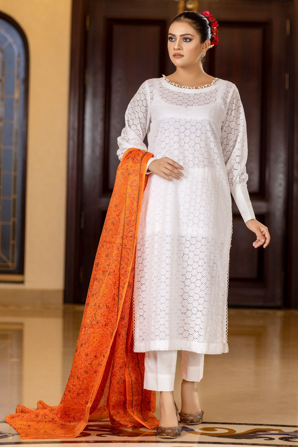 Chikankari 3 Piece Elegant Suit