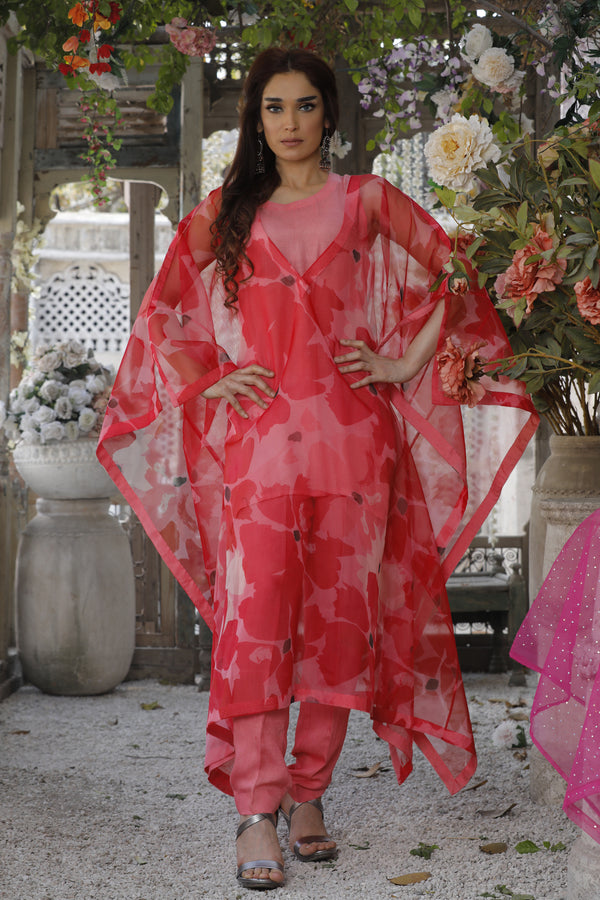 Red Elegant Kaftan